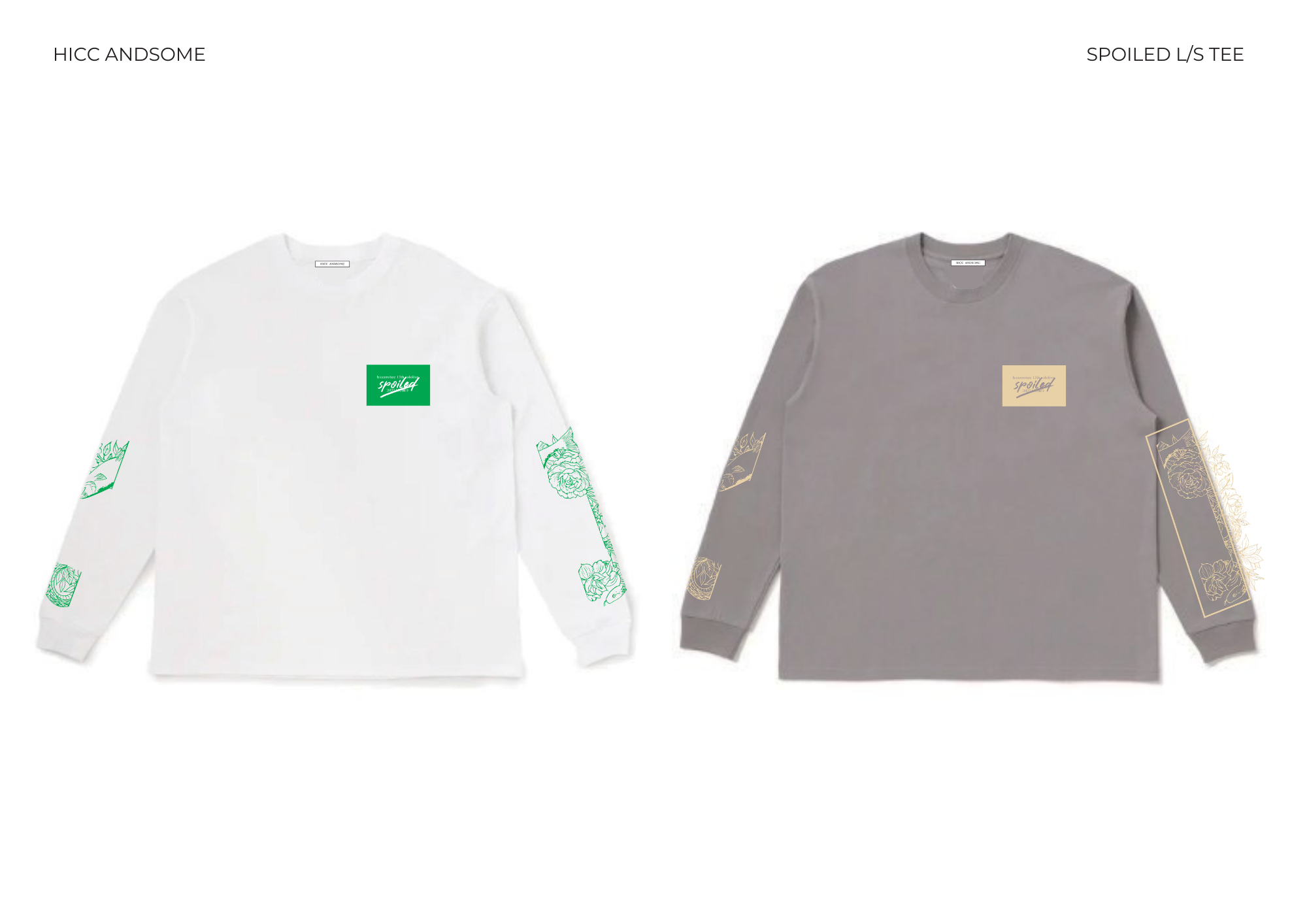 「spoiled」ロンT