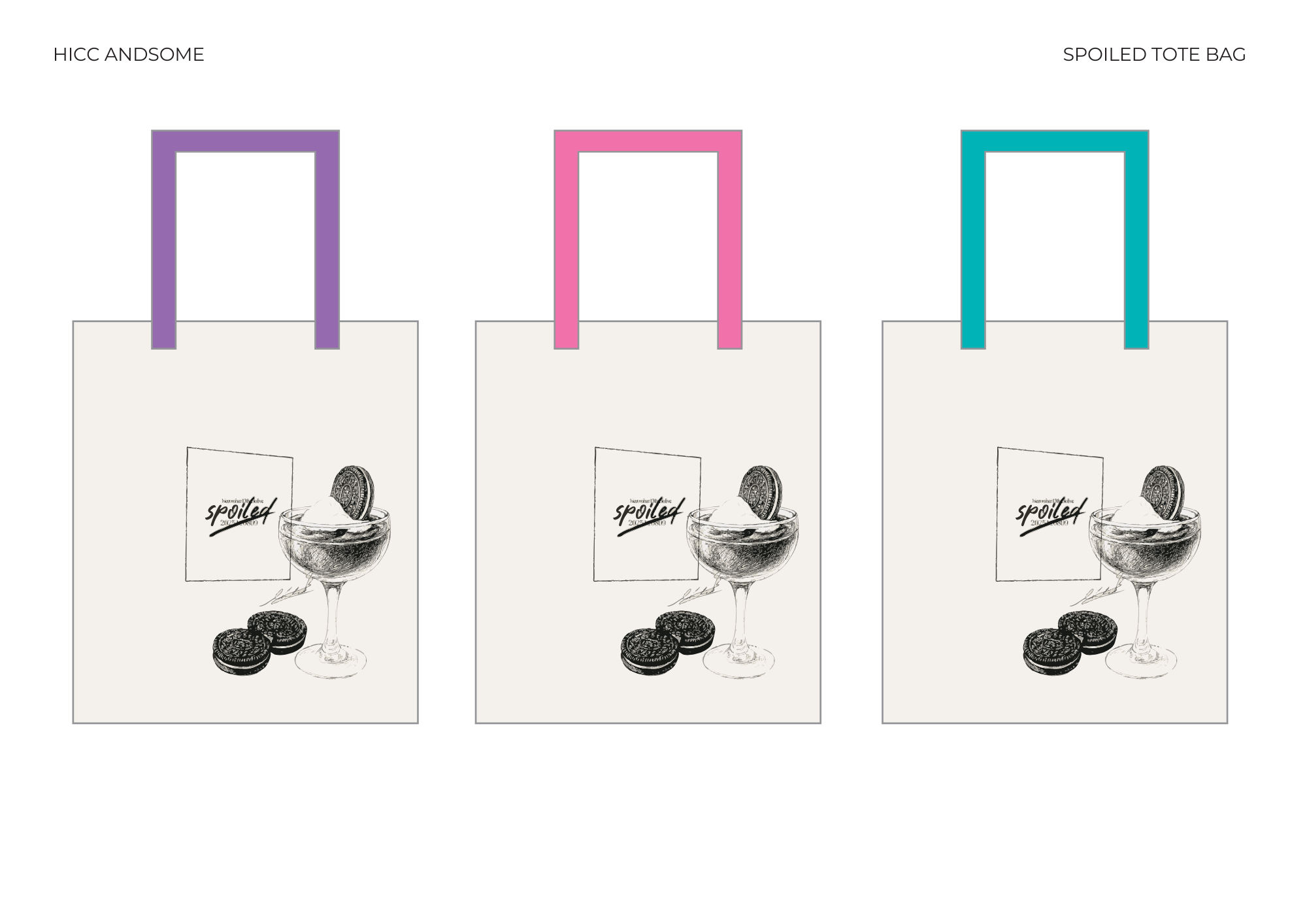 「spoiled」トートバッグ