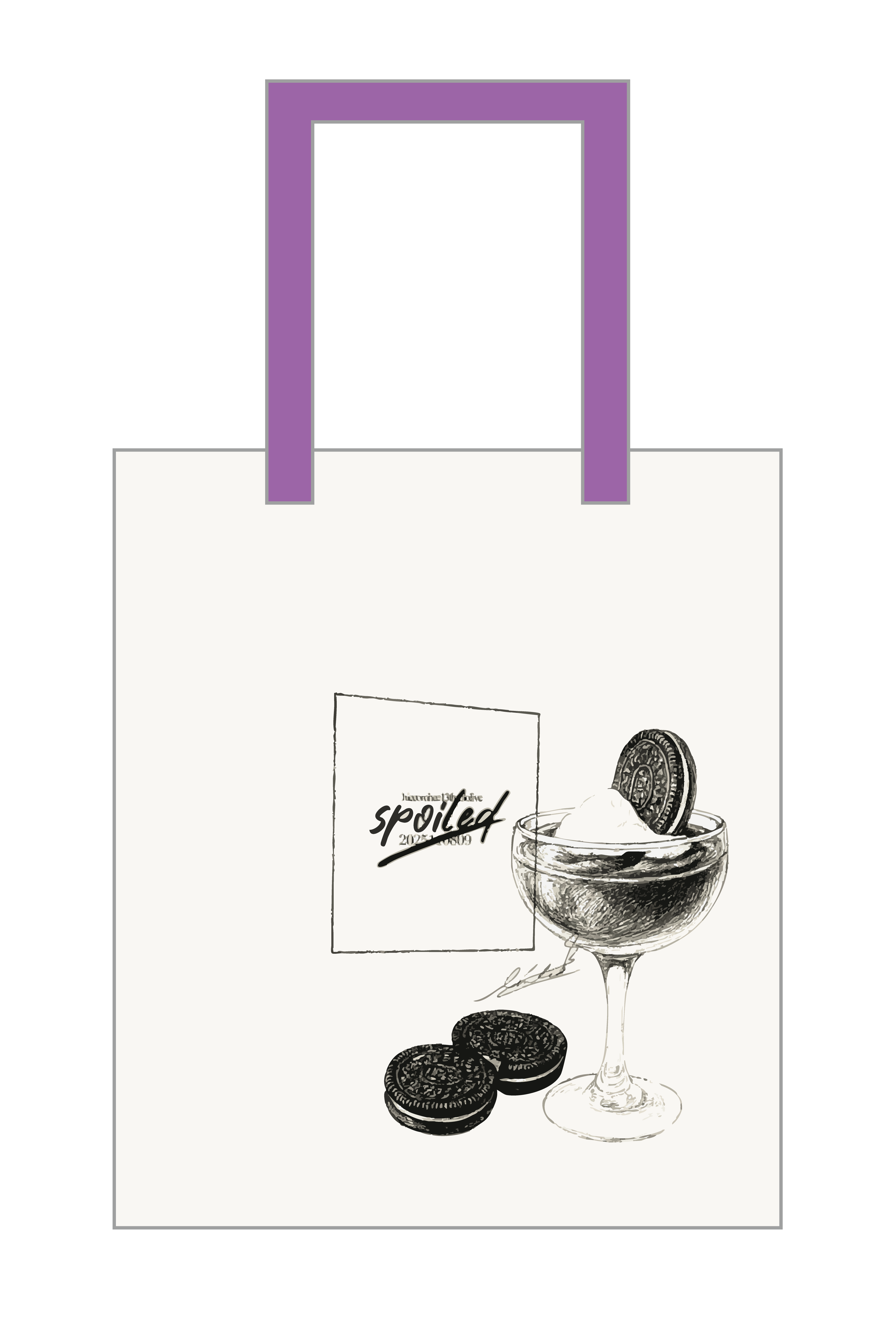 「spoiled」トートバッグ