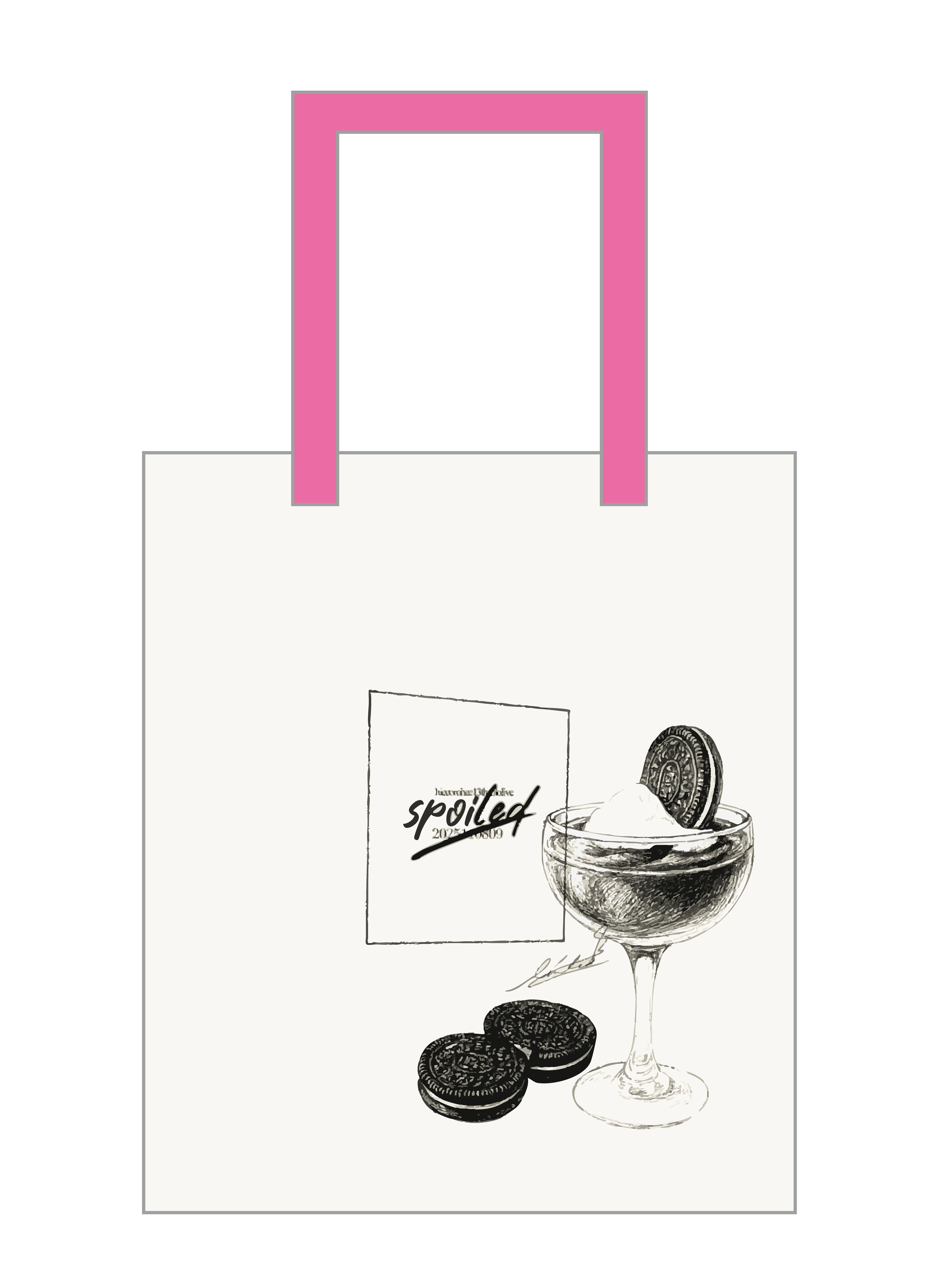 「spoiled」トートバッグ