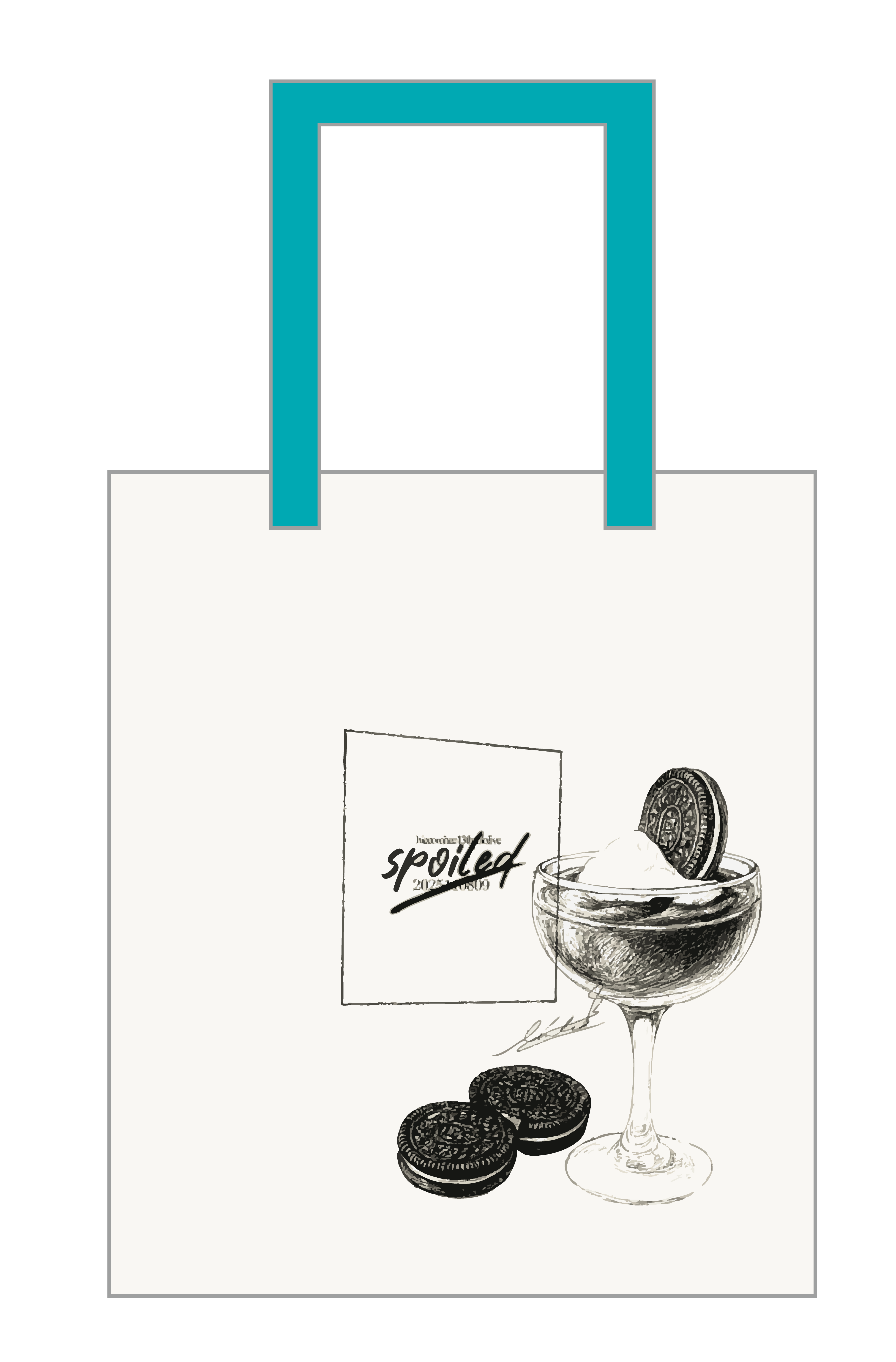 「spoiled」トートバッグ